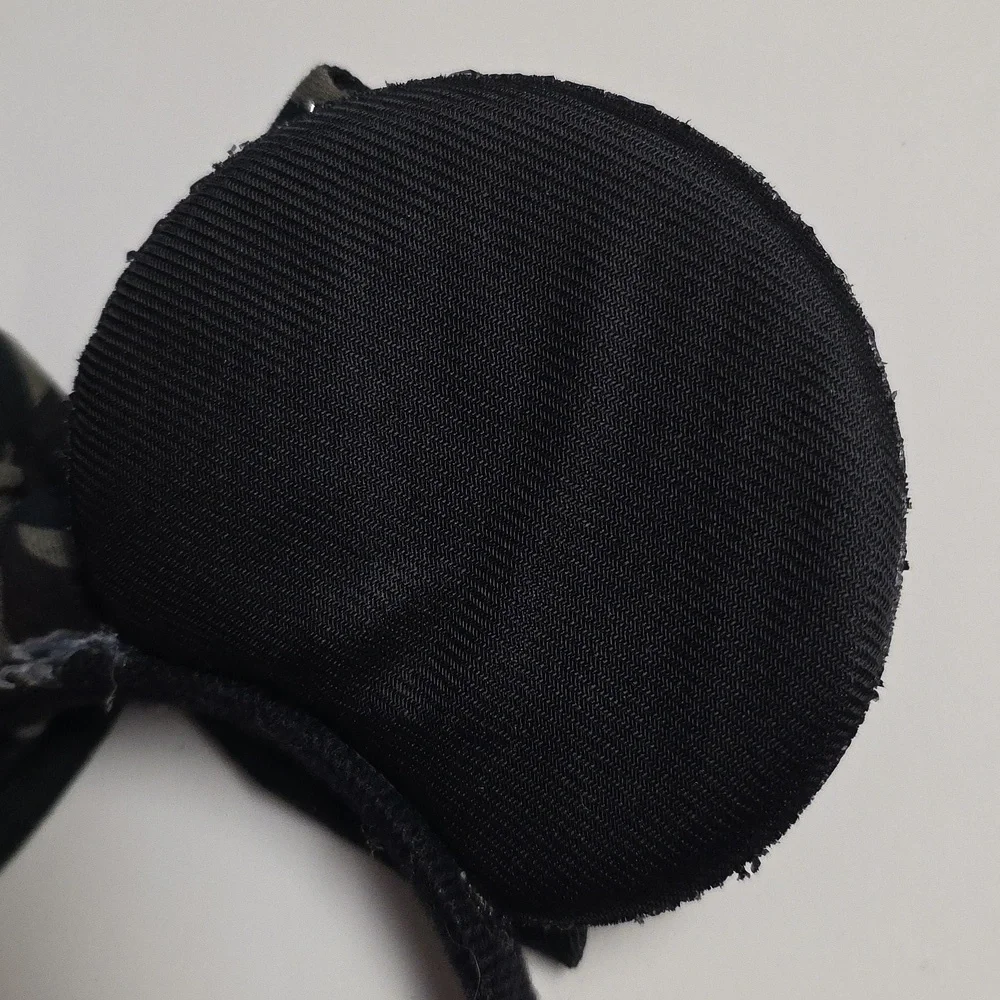 Camouflage Headband Girls Black Green Mouse Ears